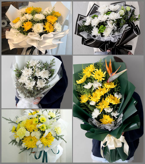 江苏扬州仪征市月塘镇白事花束代送